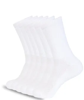 6 PACK ATHLETIC SPORT CREW SOCKS