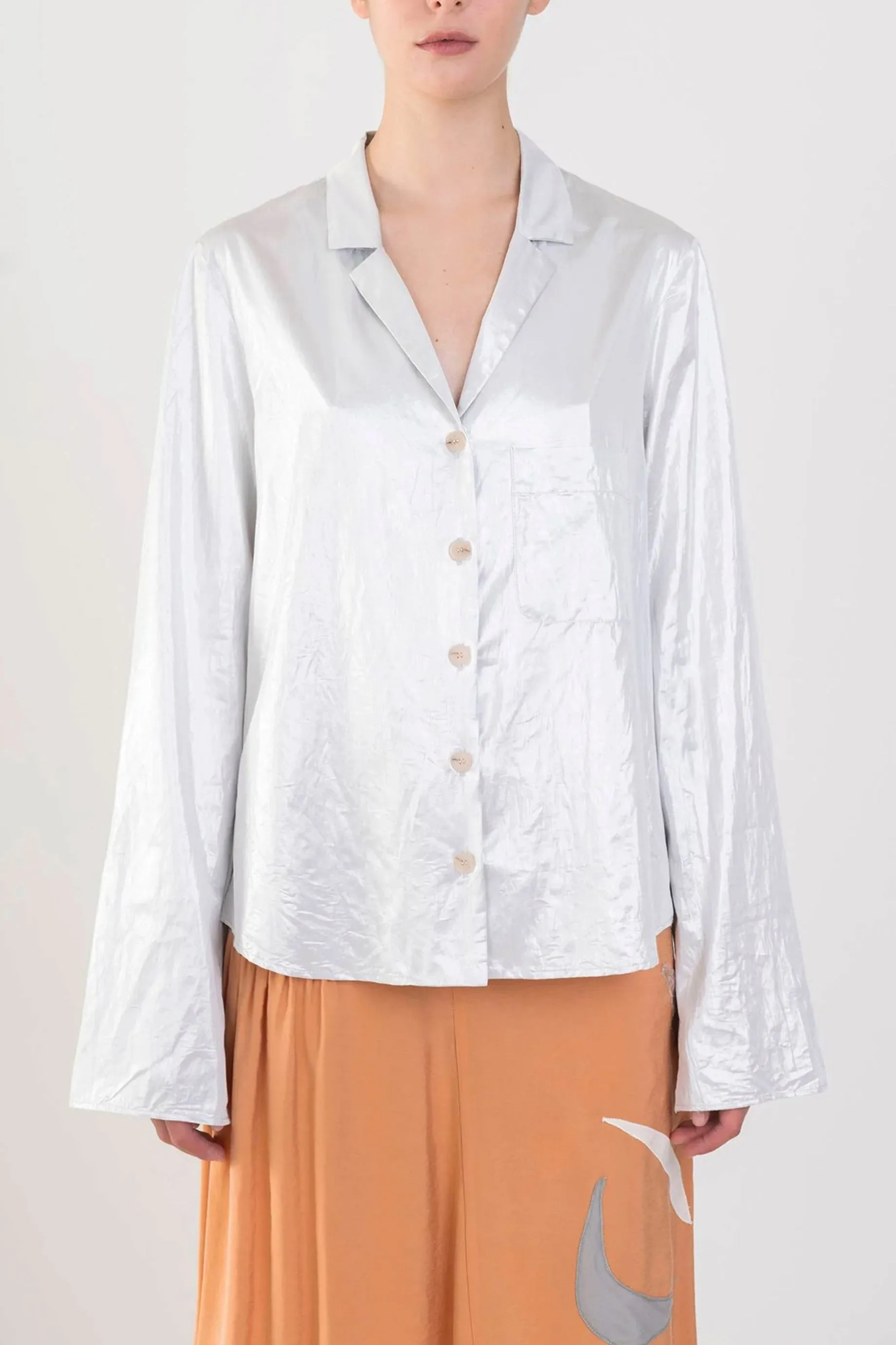 Alysi Shinning Shirt - Silver