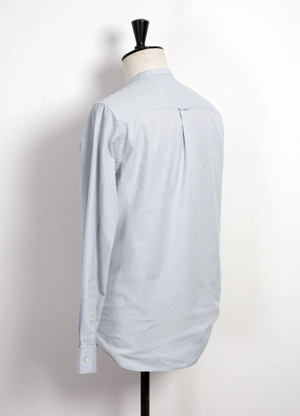 ANTE | Collarless Shirt | Silver