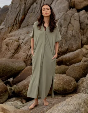 Anywhere Maxi Shirt Dress