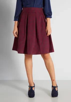 Come Fly Away A-Line Skirt