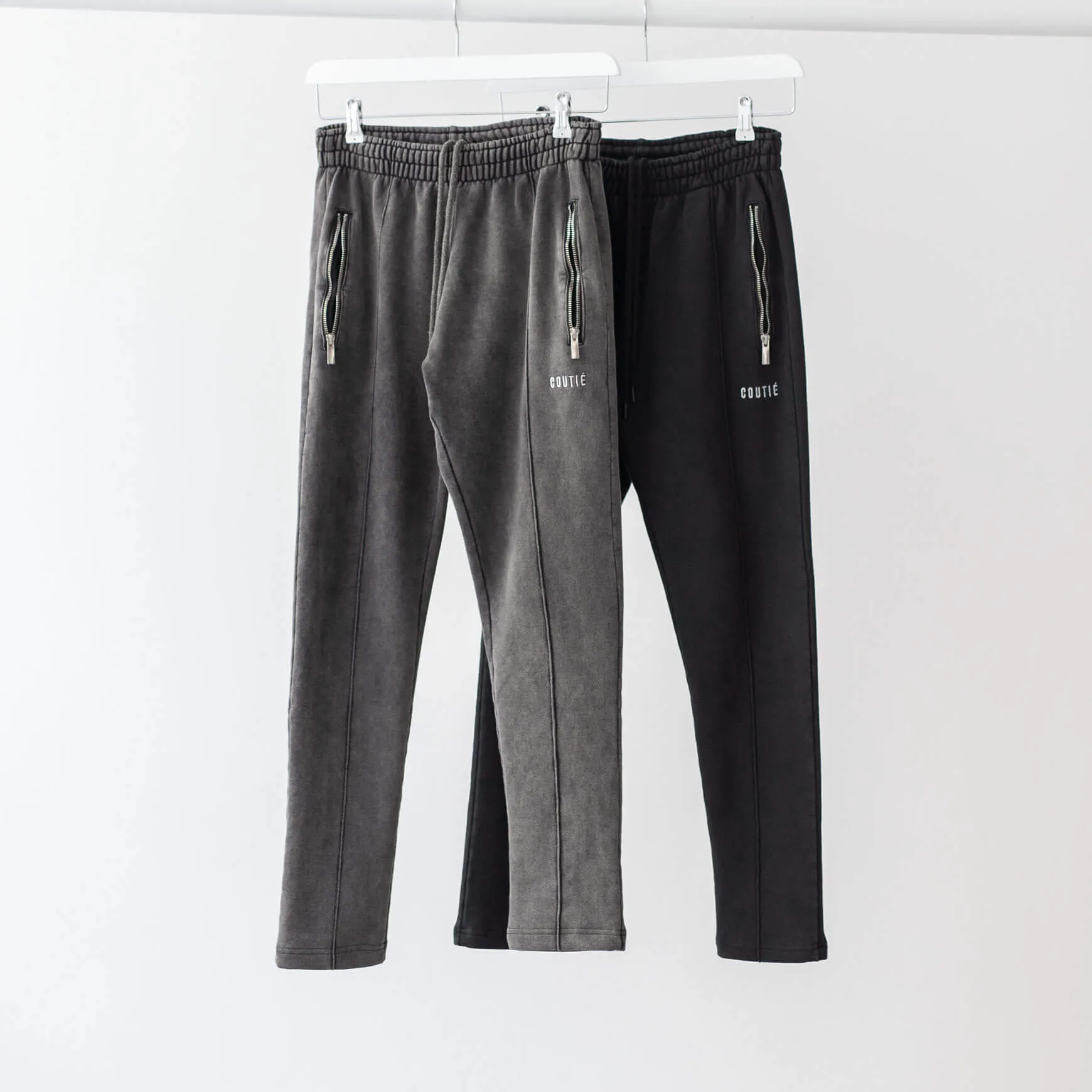 Pleated Sweat Pant Charcoal