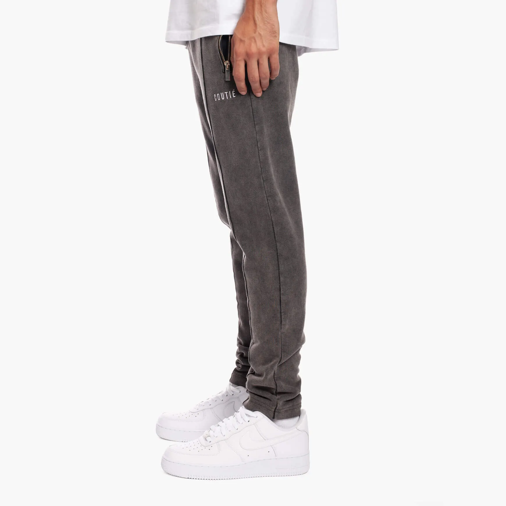 Pleated Sweat Pant Charcoal