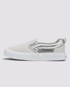 Zapatilla Knu Slip Metallic Silver